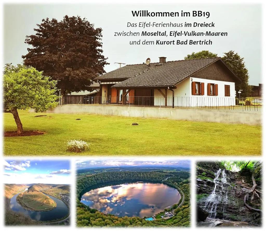 Bb19 Eifel-Ferienhaus Am Moseltal Mit Saunahaus Beuren  Bagian luar foto